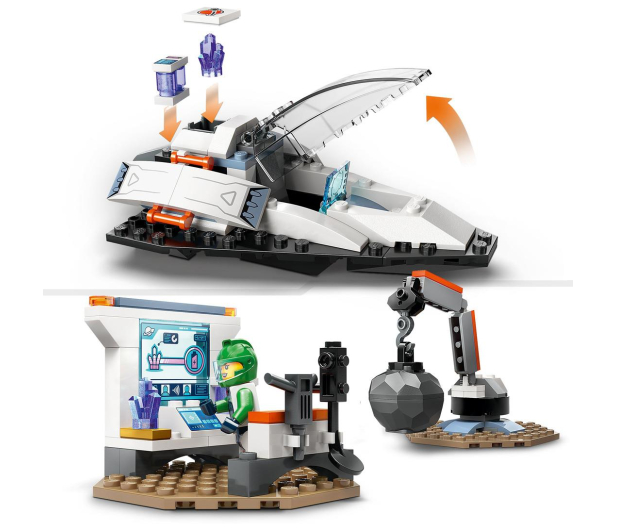 LEGO City 60429 Statek kosmiczny i odkrywanie asteroidy - 1202681 - zdjęcie 4
